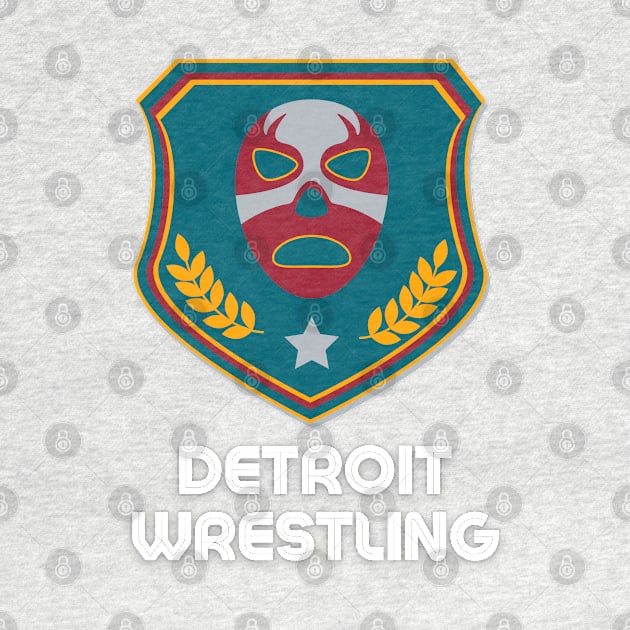 Detroit Wrestling "A Dark Era Turquoise" by DDT Shirts